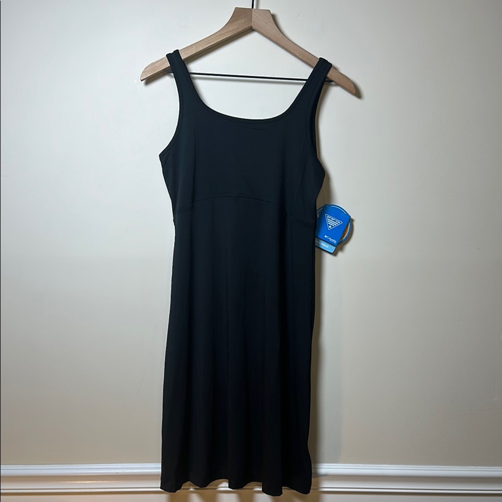 Columbia PFG Black Sleeveless Dress With UPF 50 Size New With Tags